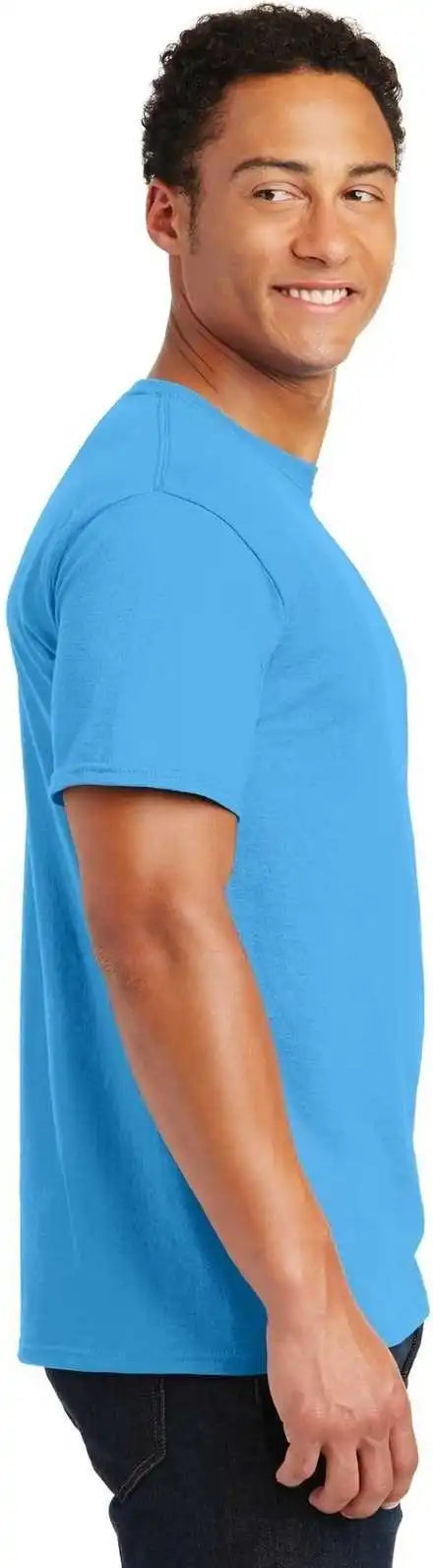 Jerzees 29mr Dri-power Active 50/50 Cotton/poly T-shirt - Aquatic Blue