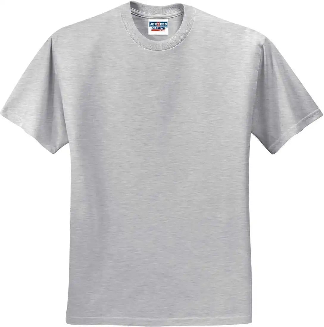 Jerzees 29mr Dri-power Active 50/50 Cotton/poly T-shirt - Ash