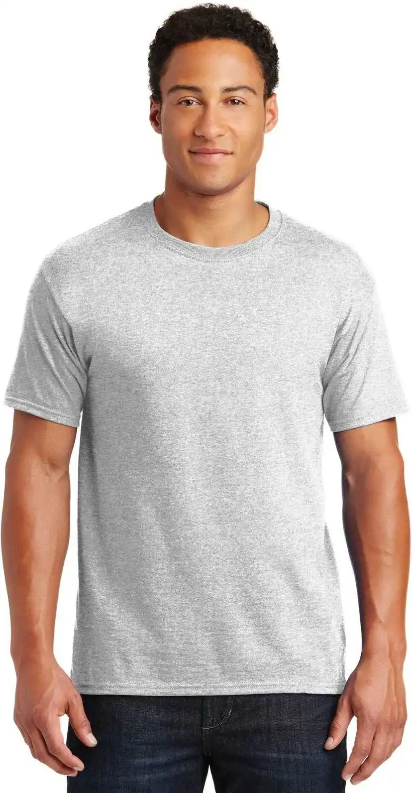 Jerzees 29mr Dri-power Active 50/50 Cotton/poly T-shirt - Ash