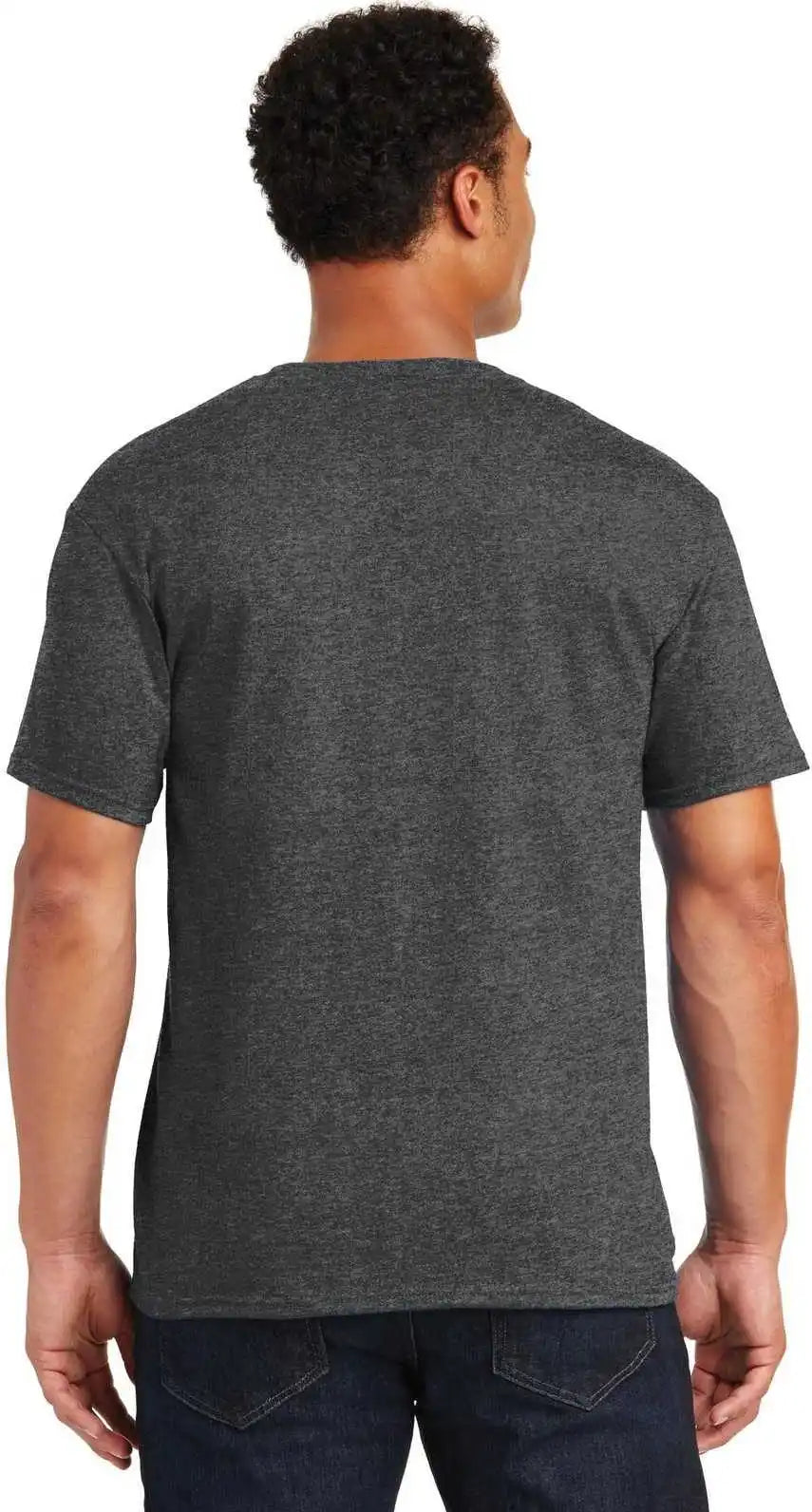 Jerzees 29mr Dri Power Active 50/50 Cotton/poly t Shirt Black Heather