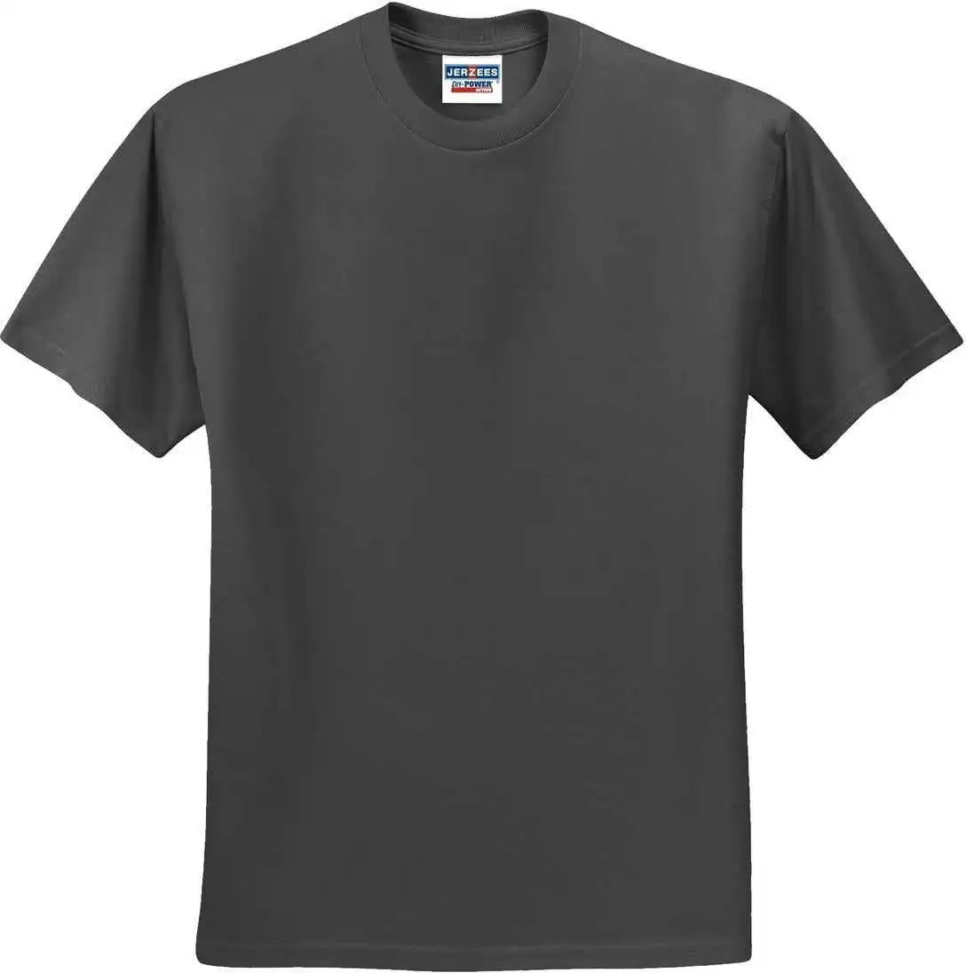 Jerzees 29mr Dri Power Active 50/50 Cotton/poly t Shirt Charcoal Gray