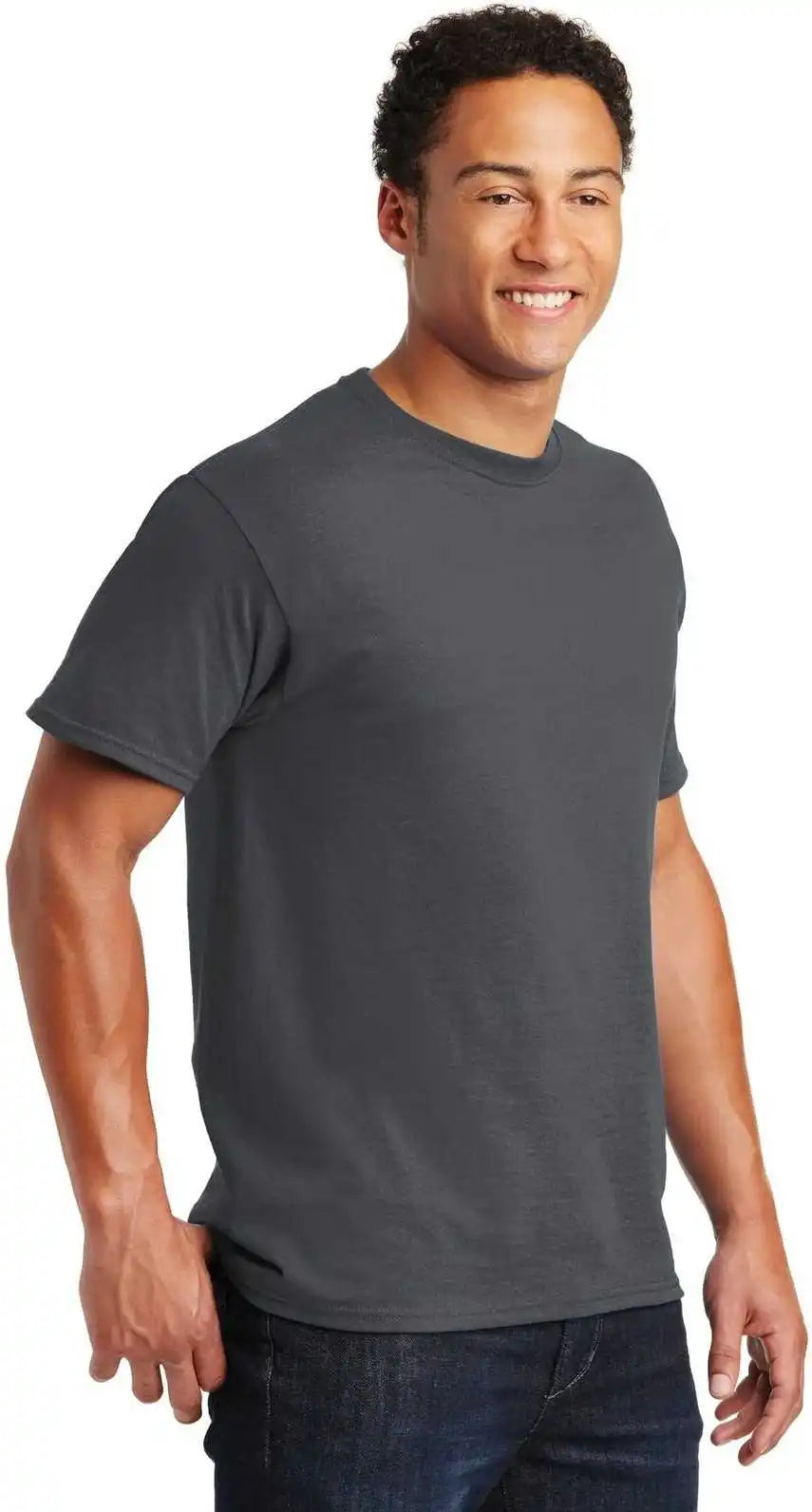 Jerzees 29mr Dri Power Active 50/50 Cotton/poly t Shirt Charcoal Gray
