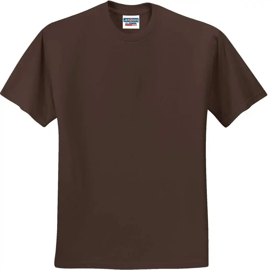 Jerzees 29mr Dri Power Active 50/50 Cotton/poly t Shirt Chocolate