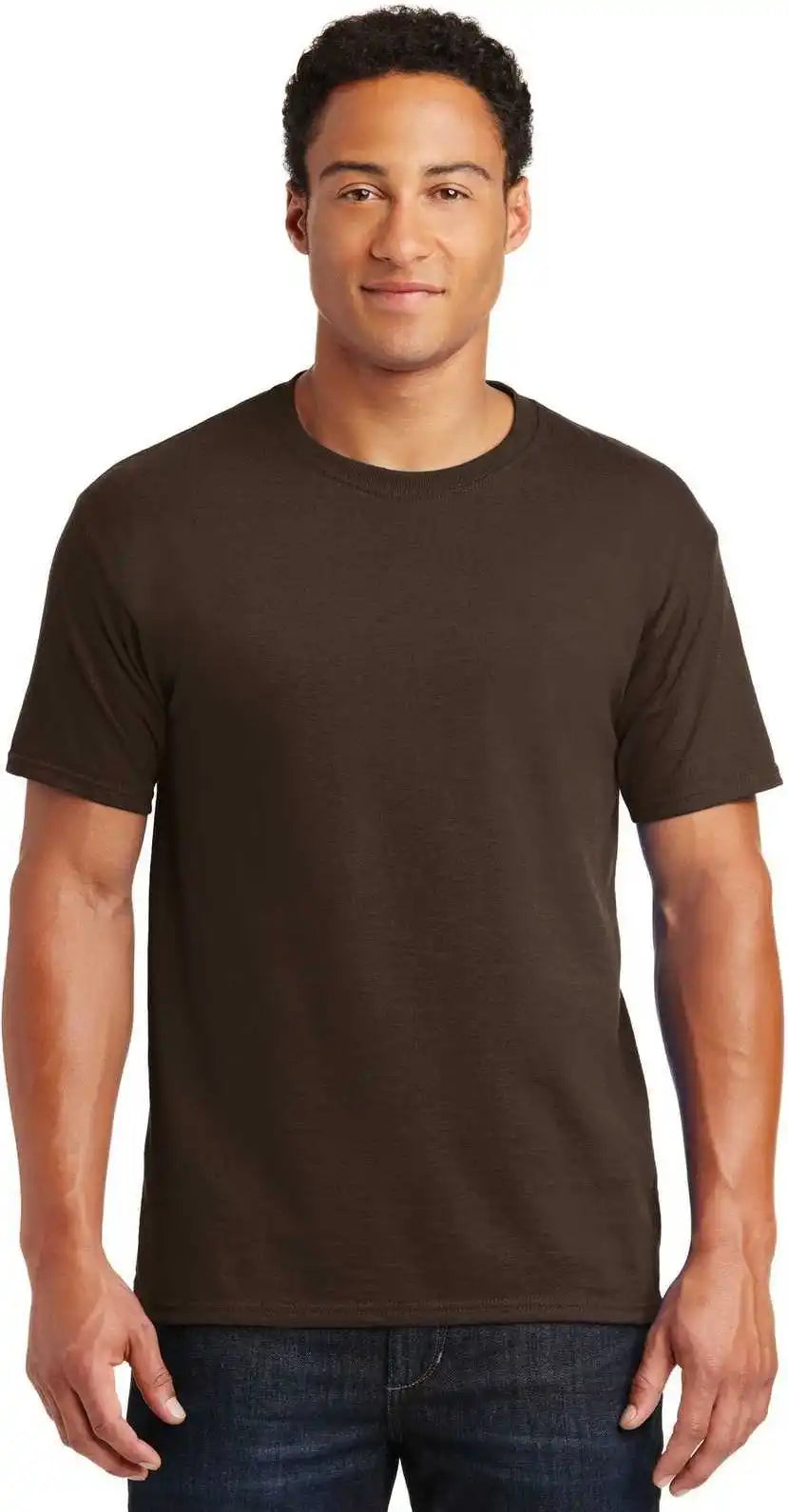 Jerzees 29mr Dri Power Active 50/50 Cotton/poly t Shirt Chocolate