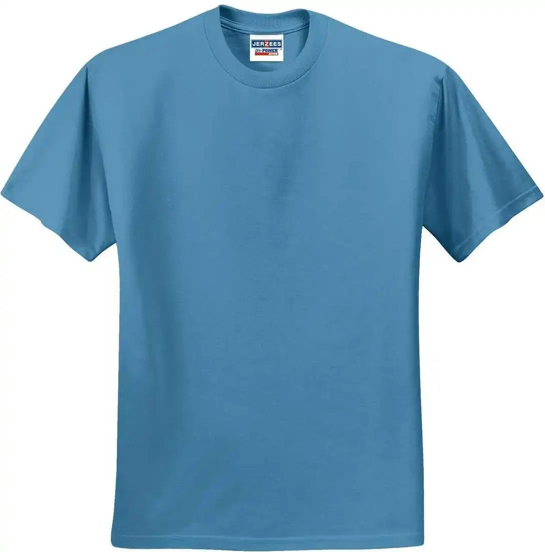 Jerzees 29mr Dri Power Active 50/50 Cotton/poly t Shirt Columbia Blue