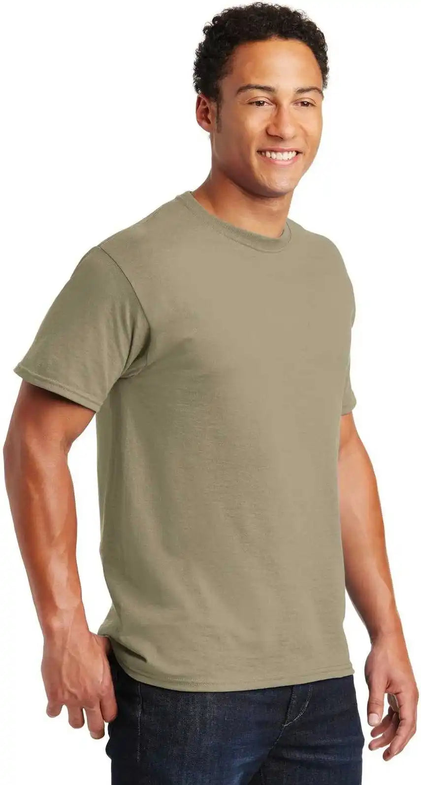 Jerzees 29mr Dri Power Active 50/50 Cotton/poly t Shirt Khaki