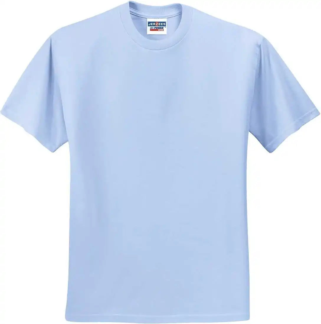 Jerzees 29mr Dri Power Active 50/50 Cotton/poly t Shirt Light Blue