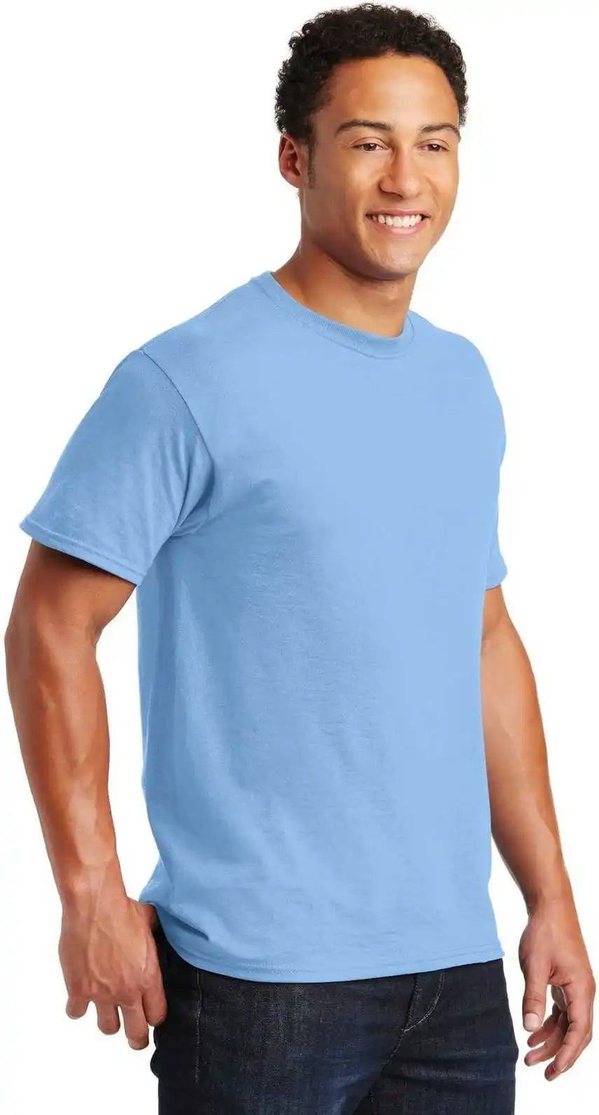 Jerzees 29mr Dri Power Active 50/50 Cotton/poly t Shirt Light Blue