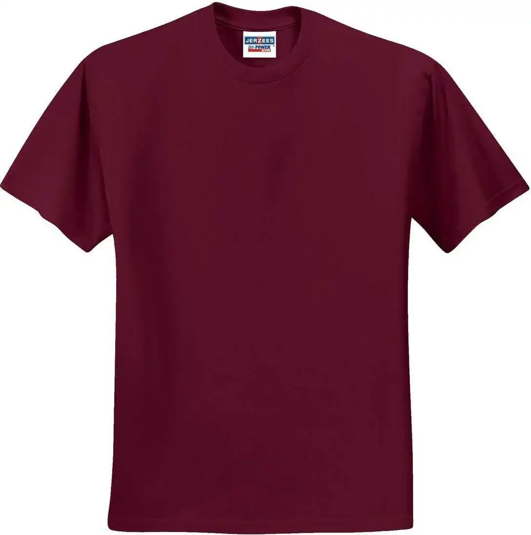 Jerzees 29mr Dri Power Active 50/50 Cotton/poly t Shirt Maroon