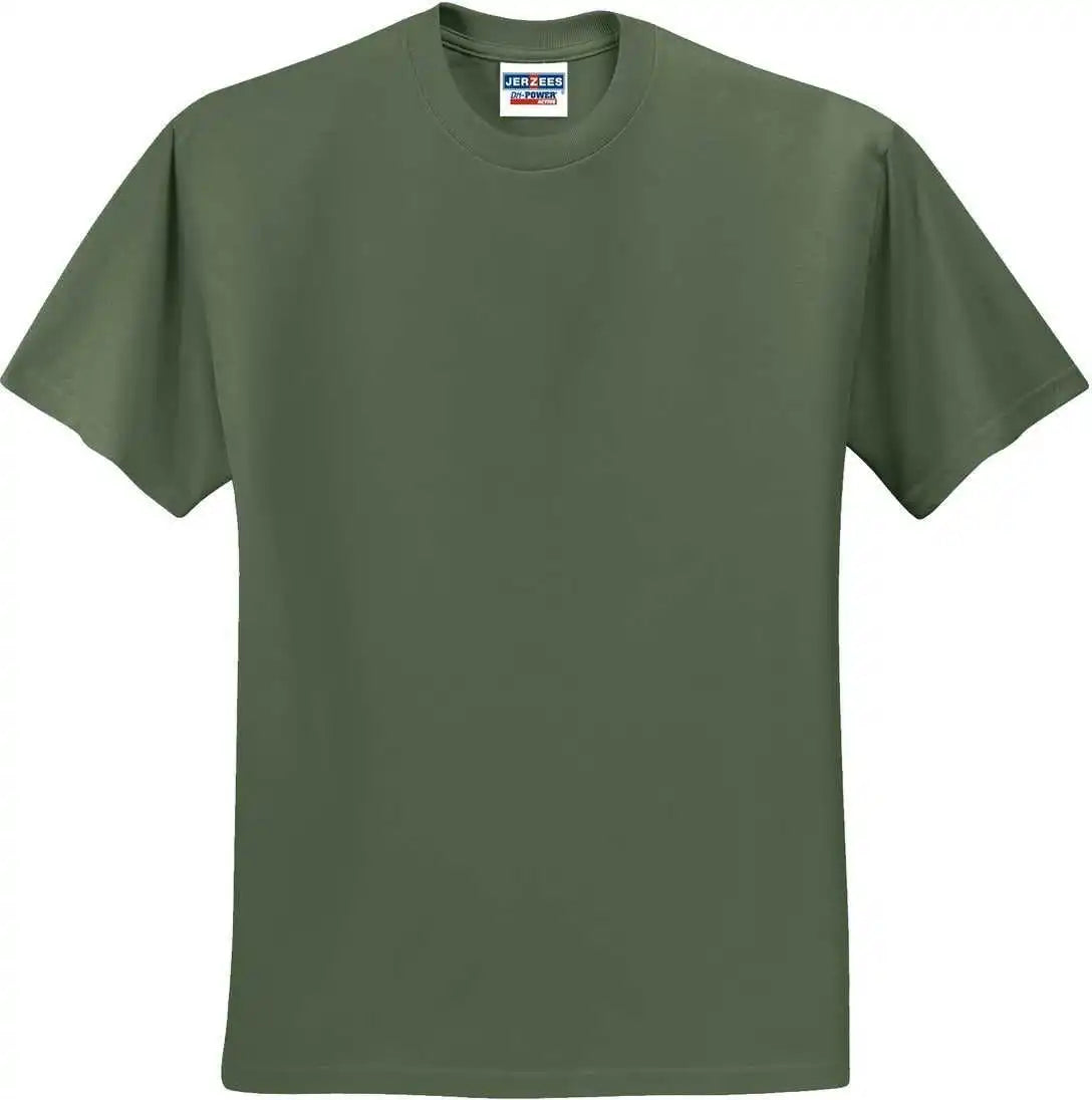 Jerzees 29mr Dri Power Active 50/50 Cotton/poly t Shirt Military Green