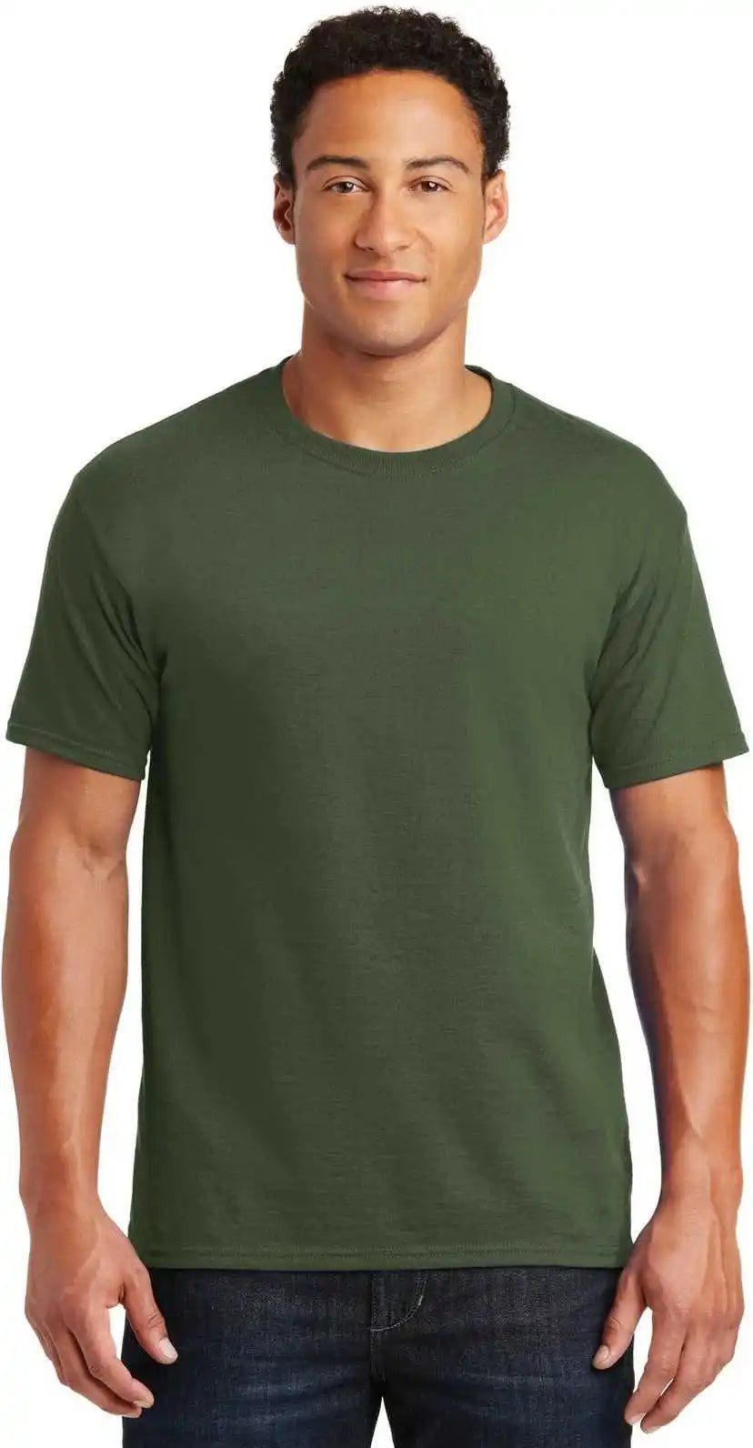 Jerzees 29mr Dri Power Active 50/50 Cotton/poly t Shirt Military Green
