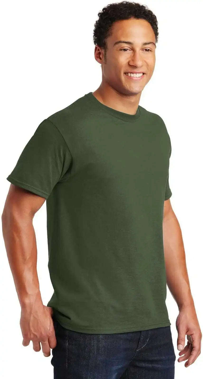Jerzees 29mr Dri Power Active 50/50 Cotton/poly t Shirt Military Green