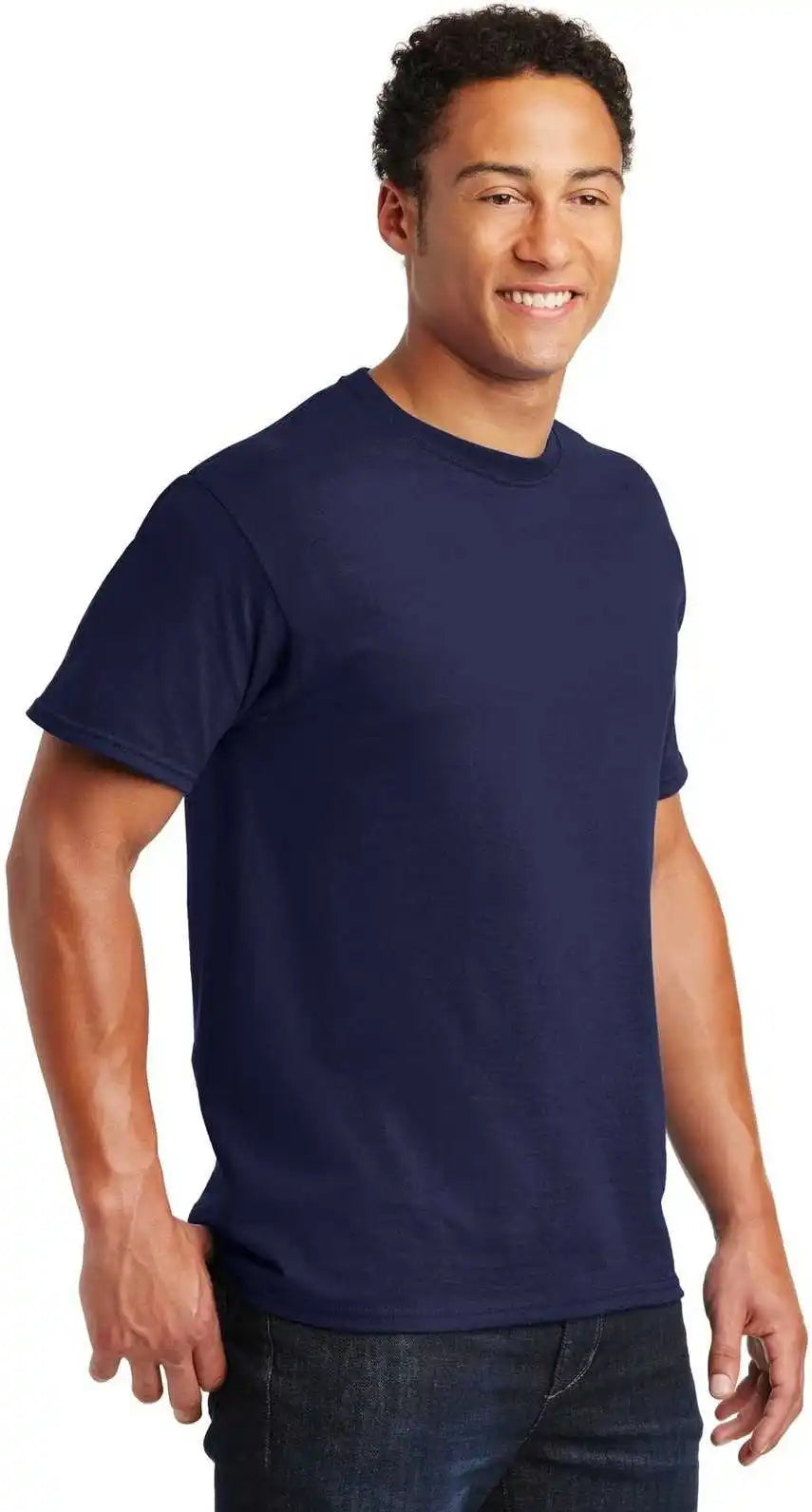 Jerzees 29mr Dri Power Active 50/50 Cotton/poly t Shirt Navy