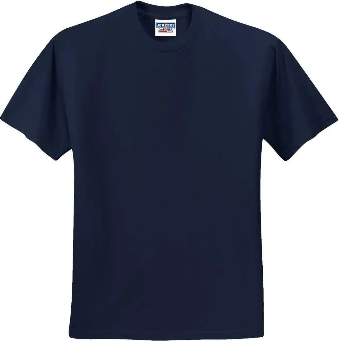 Jerzees 29mr Dri Power Active 50/50 Cotton/poly t Shirt Navy