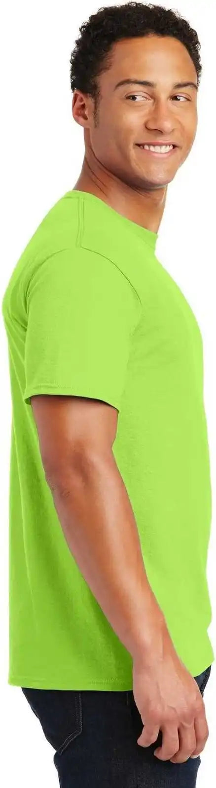 Jerzees 29mr Dri Power Active 50/50 Cotton/poly t Shirt Neon Green