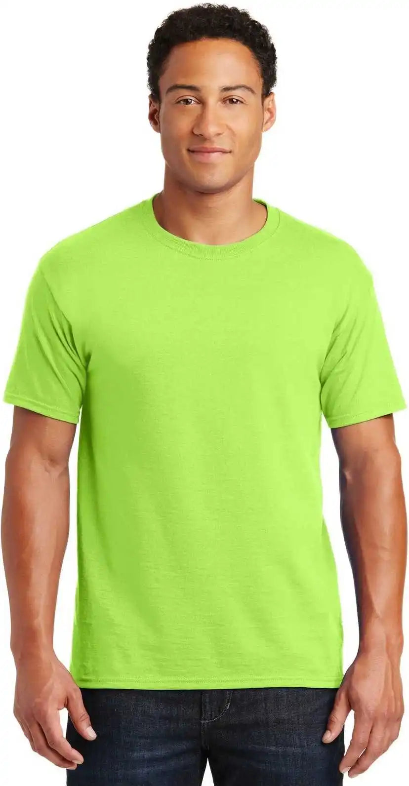Jerzees 29mr Dri-power Active 50/50 Cotton/poly T-shirt - Neon Green