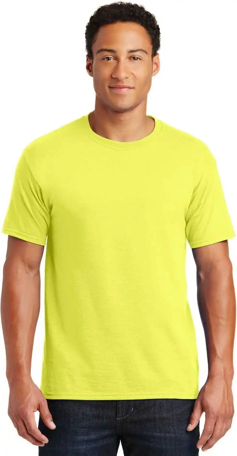 Jerzees 29mr Dri Power Active 50/50 Cotton/poly t Shirt Neon Yellow