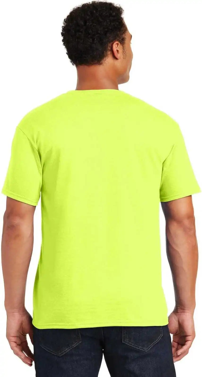 Jerzees 29mr Dri-power Active 50/50 Cotton/poly T-shirt - Safety Green