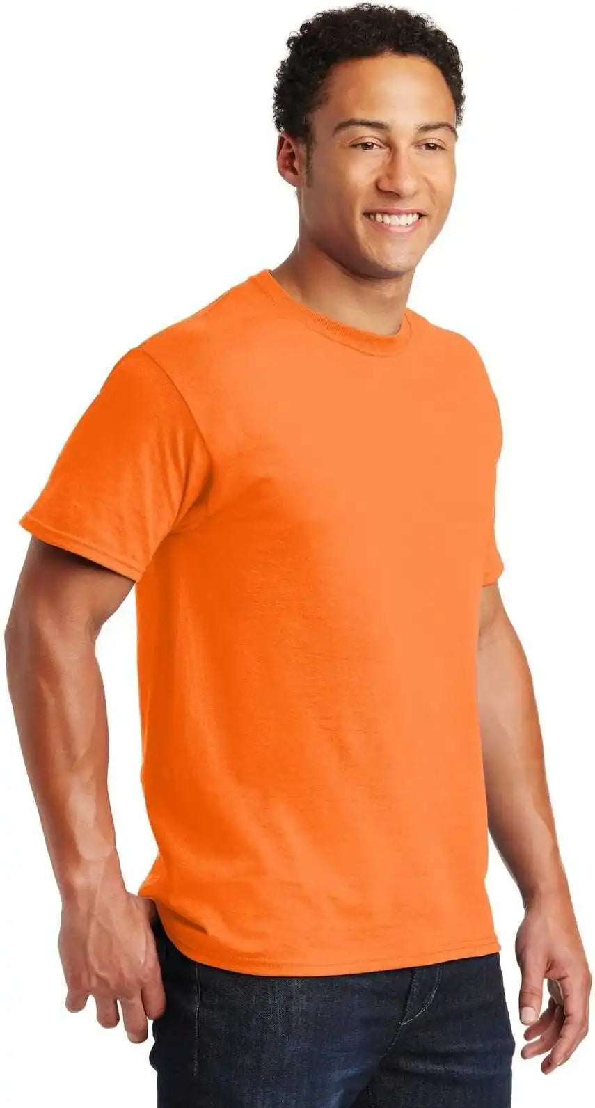 Jerzees 29mr Dri Power Active 50/50 Cotton/poly t Shirt Safety Orange