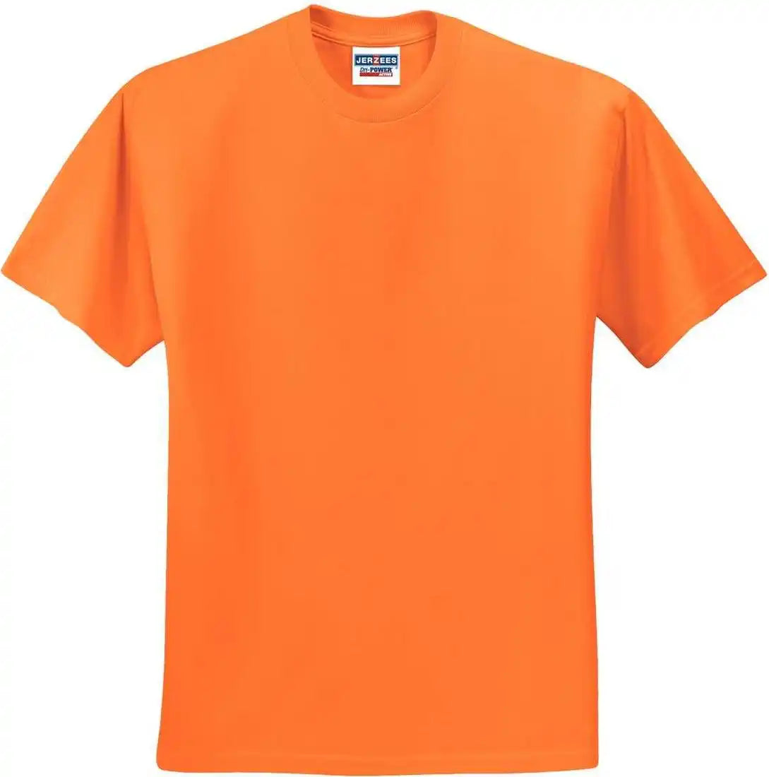 Jerzees 29mr Dri Power Active 50/50 Cotton/poly t Shirt Safety Orange
