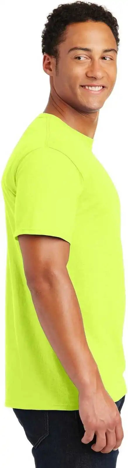 Jerzees 29mr Dri Power Active 50/50 Cotton/poly t Shirt Safety Green