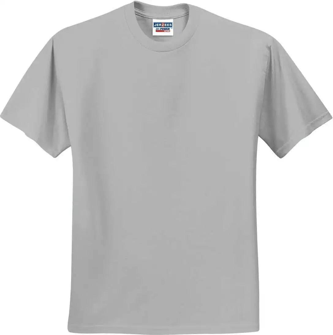Jerzees 29mr Dri-power Active 50/50 Cotton/poly T-shirt - Silver