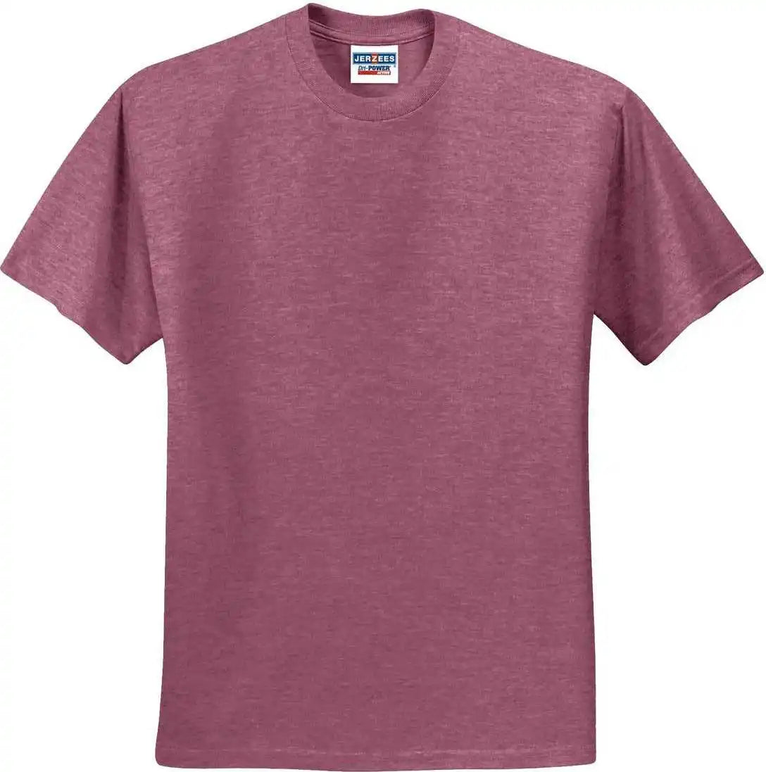 Jerzees 29mr Dri Power Active 50/50 Cotton/poly t Shirt Vintage Heather Maroon