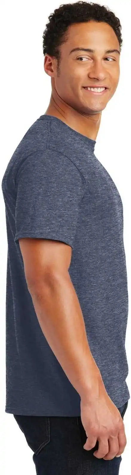Jerzees 29mr Dri Power Active 50/50 Cotton/poly t Shirt Vintage Heather Navy