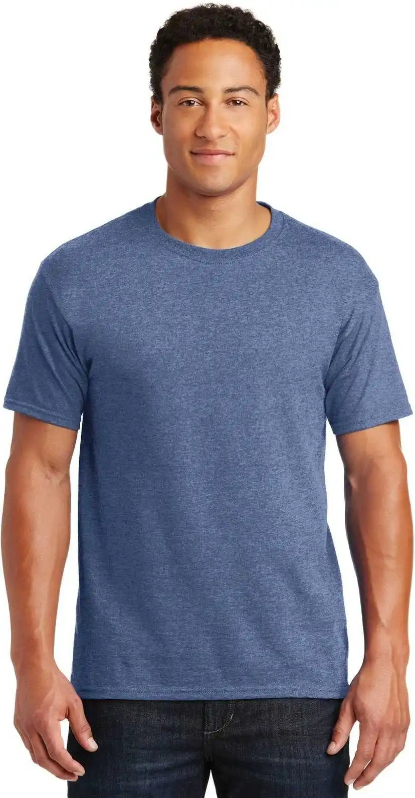 Jerzees 29mr Dri Power Active 50/50 Cotton/poly t Shirt Vintage Heather Blue
