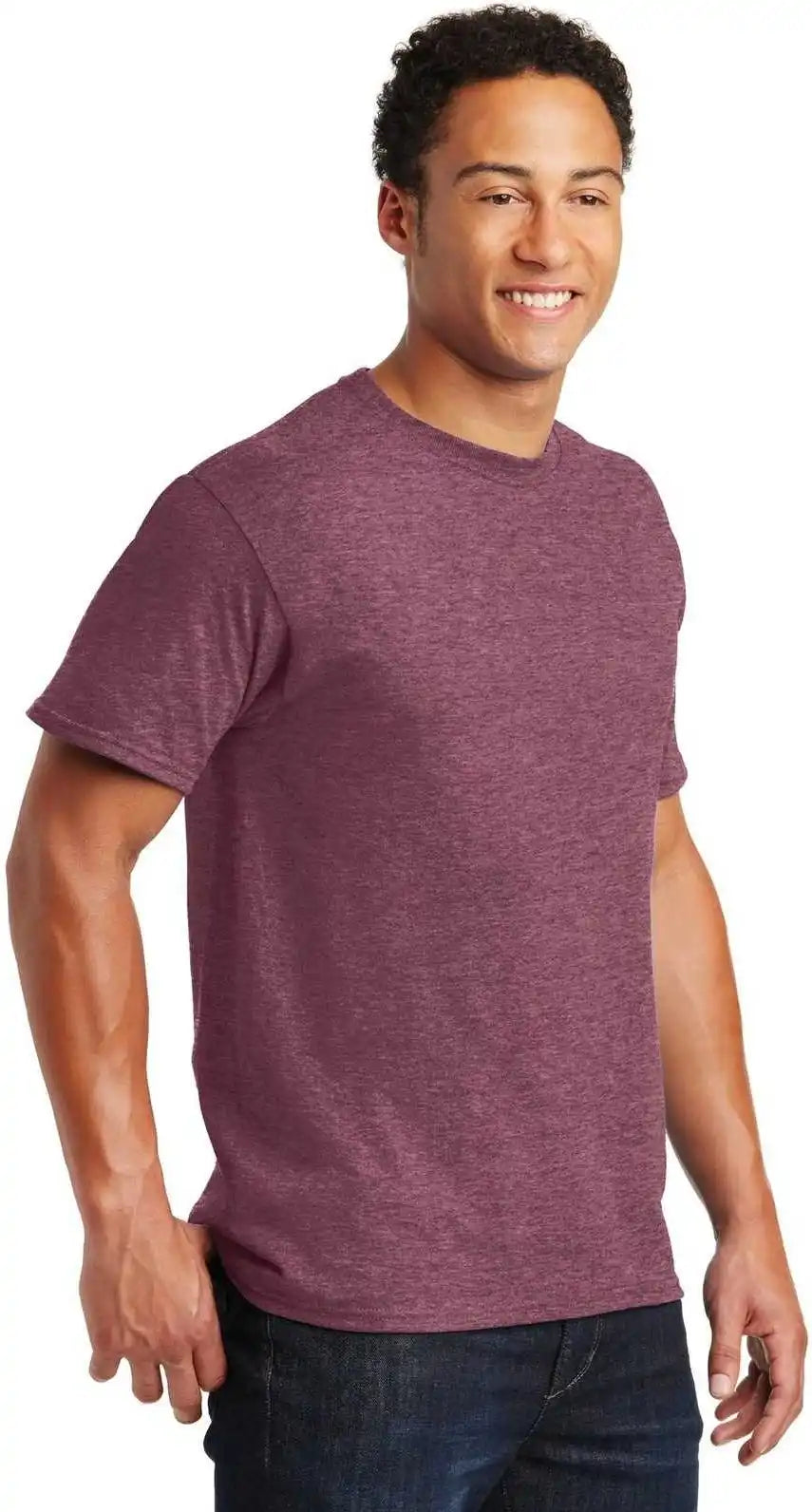 Jerzees 29mr Dri Power Active 50/50 Cotton/poly t Shirt Vintage Heather Maroon