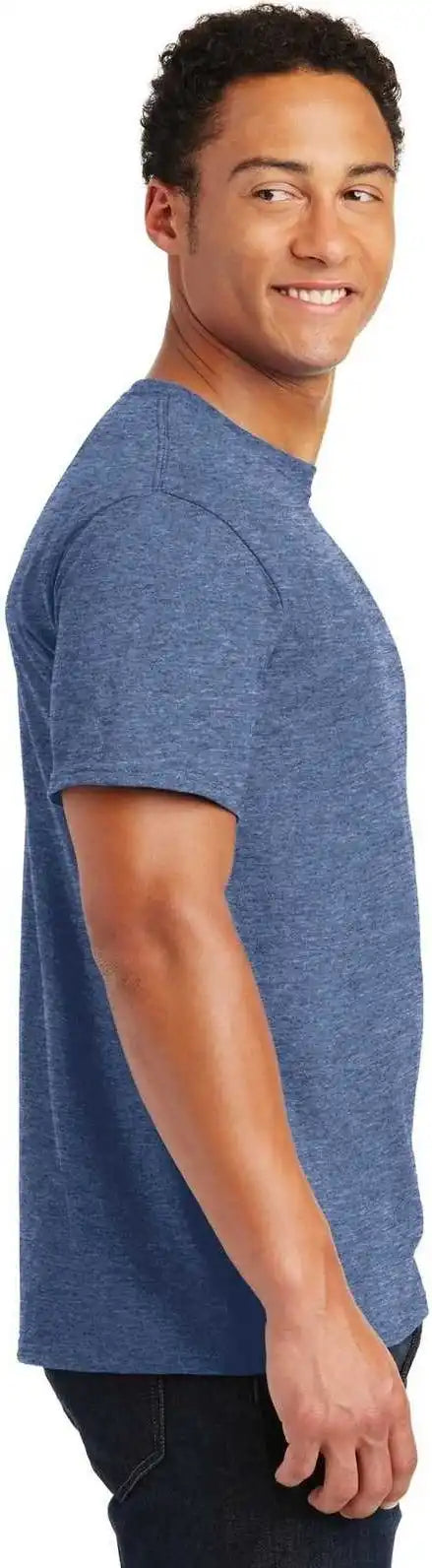 Jerzees 29mr Dri-power Active 50/50 Cotton/poly T-shirt - Vintage Heather Blue