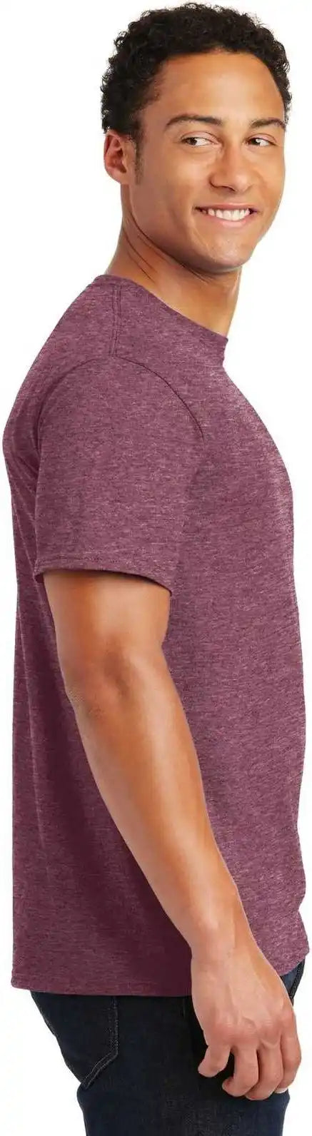 Jerzees 29mr Dri Power Active 50/50 Cotton/poly t Shirt Vintage Heather Maroon
