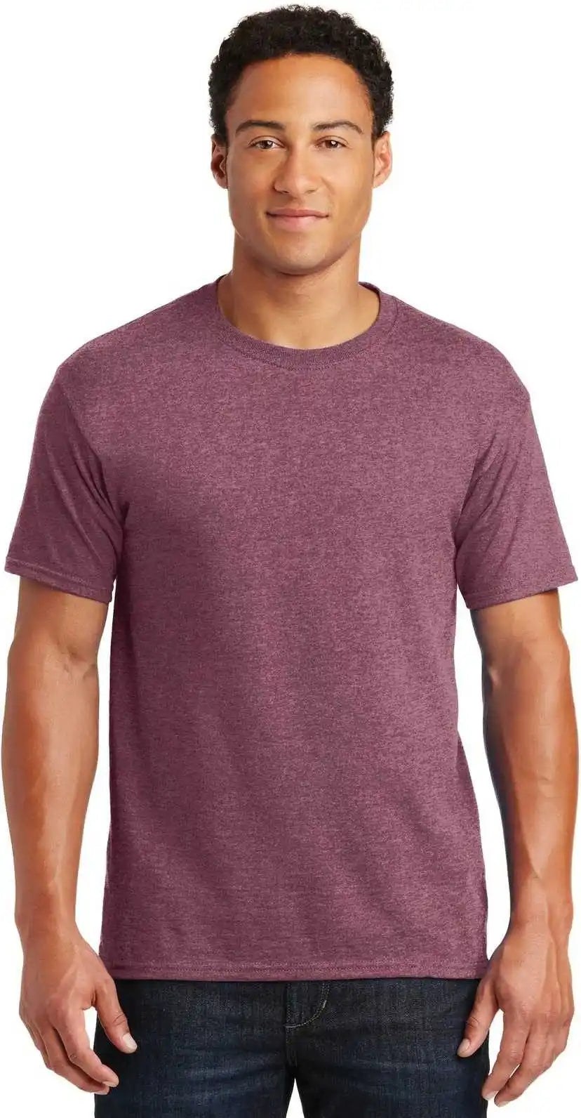 Jerzees 29mr Dri Power Active 50/50 Cotton/poly t Shirt Vintage Heather Maroon