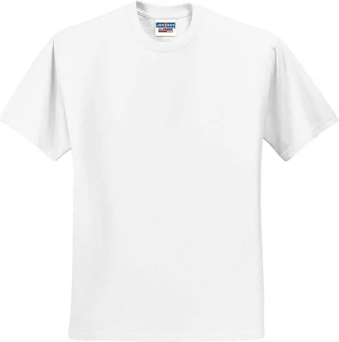 Jerzees 29mr Dri Power Active 50/50 Cotton/poly t Shirt White