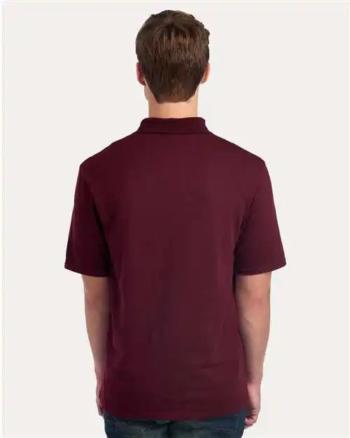 Jerzees 436mp Dri Power Polo with Pocket Maroon