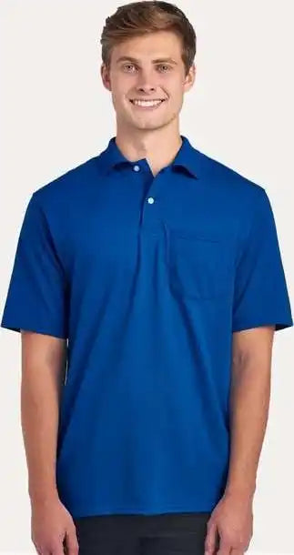 Jerzees 436mp Dri-power Polo with Pocket - Royal