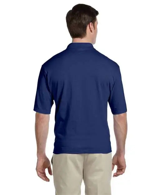 Jerzees 436mp Dri-power® Polo with Pocket - J. Navy