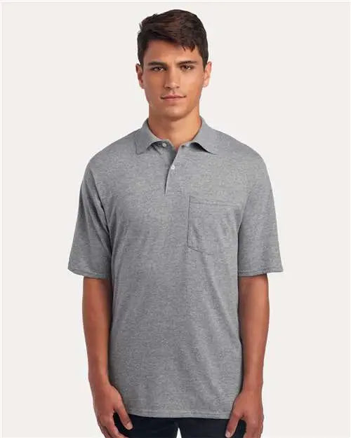 Jerzees 436mp Dri-power® Polo with Pocket - Oxford