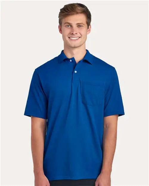 Jerzees 436mp Dri-power® Polo with Pocket - Royal
