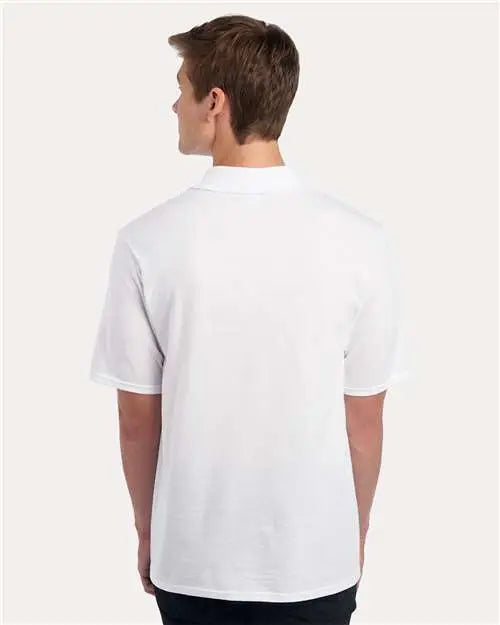 Jerzees 436mp Dri-power® Polo with Pocket - White