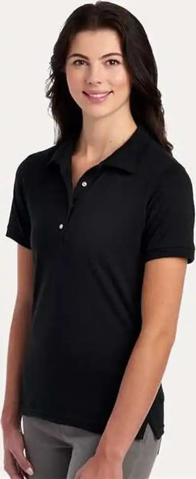 Jerzees 437f Women’s Dri Power Polo Black