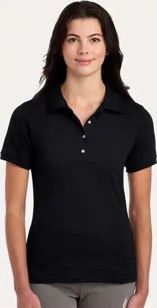 Jerzees 437f Women’s Dri Power Polo Black