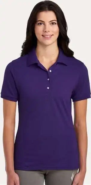 Jerzees 437f Women’s Dri-power Polo - Deep Purple