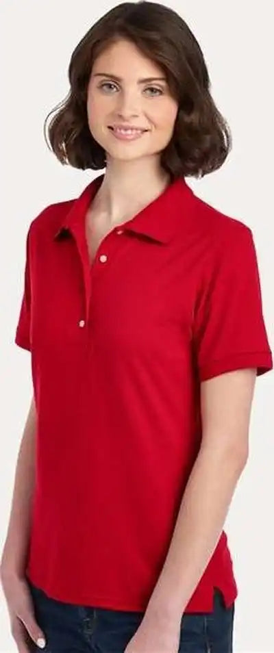 Jerzees 437f Women’s Dri-power Polo - True Red