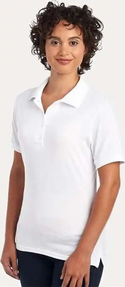 Jerzees 437f Women’s Dri-power Polo - White