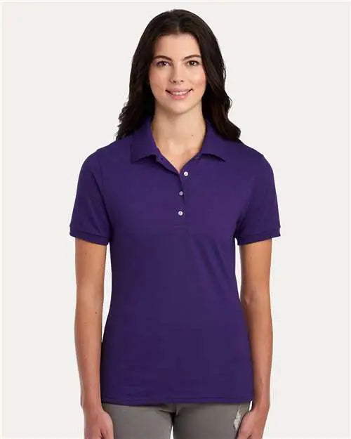 Jerzees 437f Women’s Dri-power® Polo - Deep Purple - s