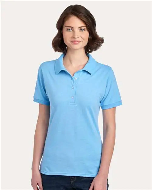 Jerzees 437f Women’s Dri-power® Polo - Light Blue