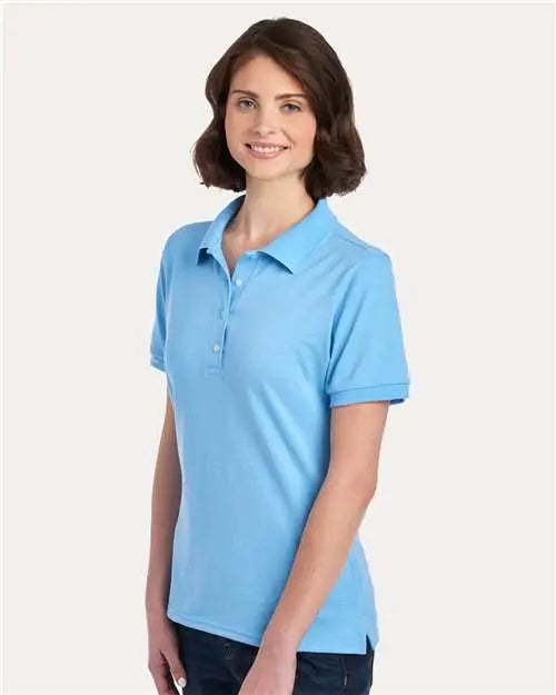 Jerzees 437f Women’s Dri-power® Polo - Light Blue
