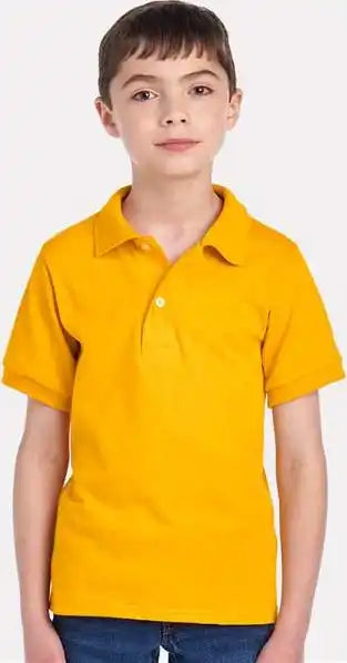Jerzees 437k Youth Dri-power Polo - Gold
