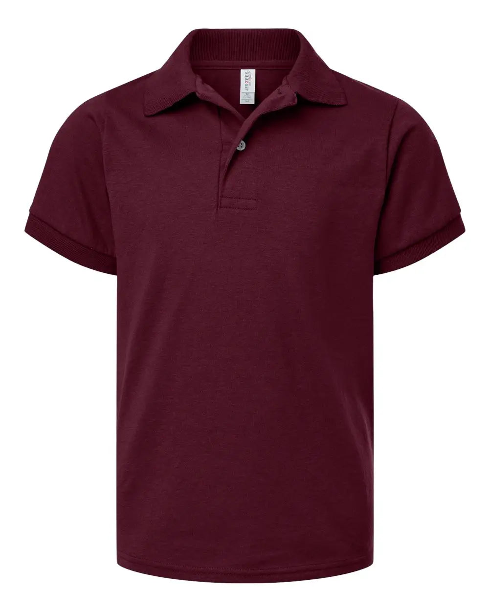 Jerzees 437k Youth Dri-power® Polo - Maroon - s